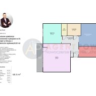 Klimatyczne mieszkanie 3 pokoje obok parku 60,30m2
